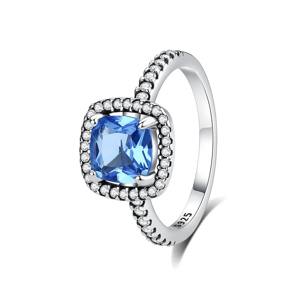 Anillo de Plata 925 con Cristal – Diseño Corona Corazón Oro Rosa