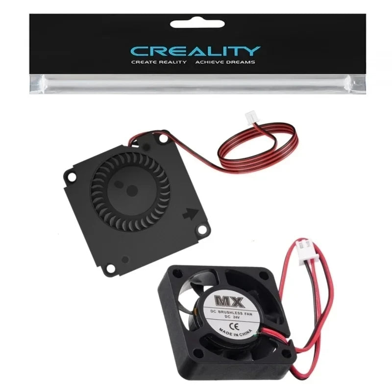 CREALITY Original 4010 Fans DC 24V Extruder Hot End Fan and Turbo Fan，Blower Fan and Axial Fan for Ender 3/Ender 3 Pro 3D Print